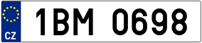Truck License Plate